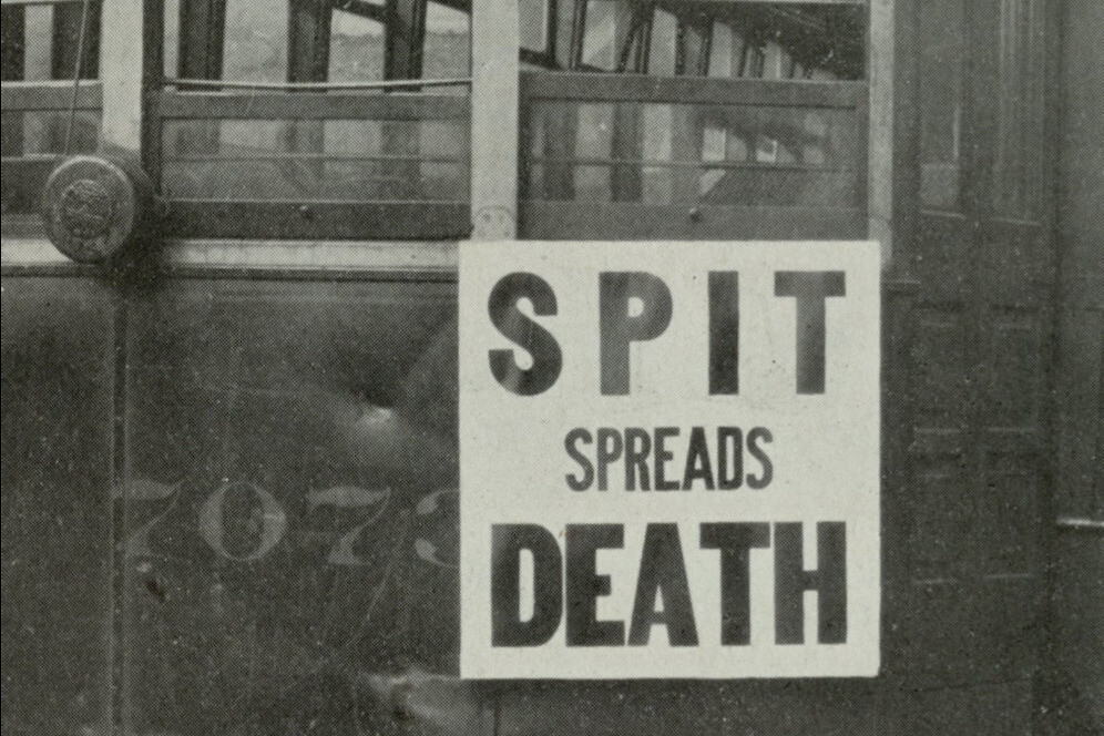 Spanish Flu spitting ban